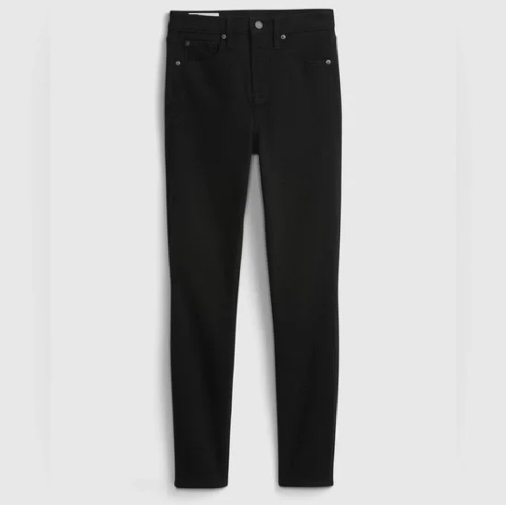 GAP  High Rise True Skinny Jean BLACK